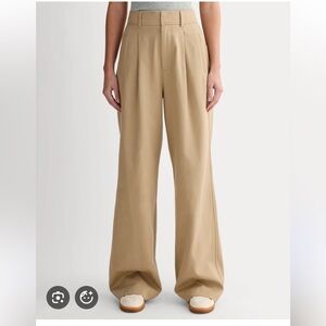 Everlane Beige Wide-Leg Pants
